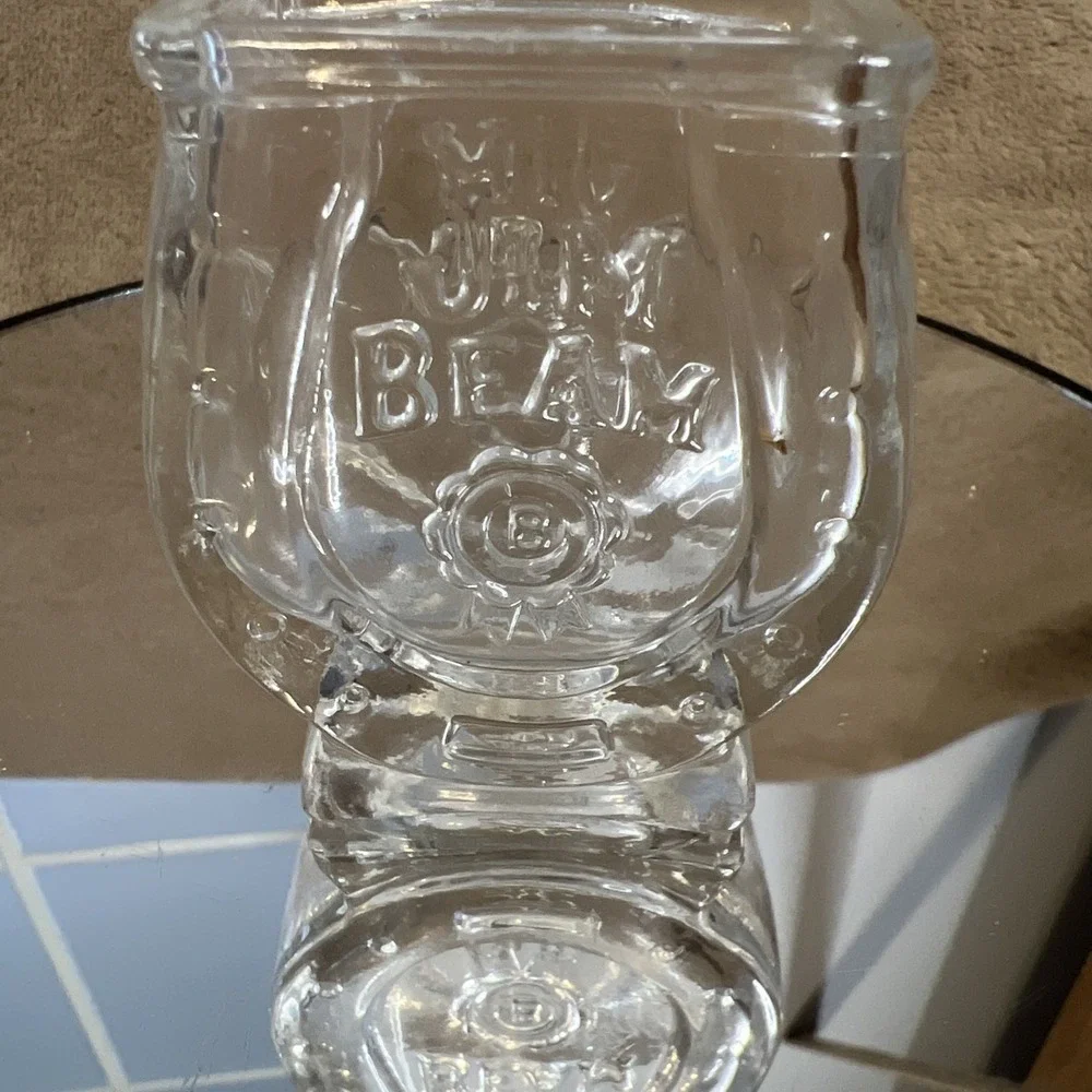 Vintage Jim Beam horseshoe toothpick‎ holder/shotglass